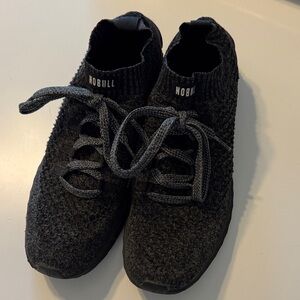 NOBULL Charcoal Knit Trainers Triple Black